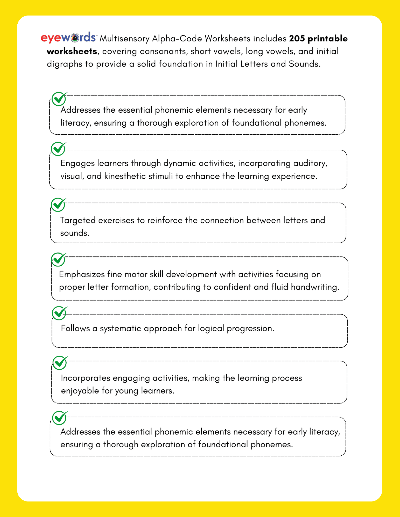 Alpha-Code Printable Worksheets, Set 1 (Digital) | Eyewords