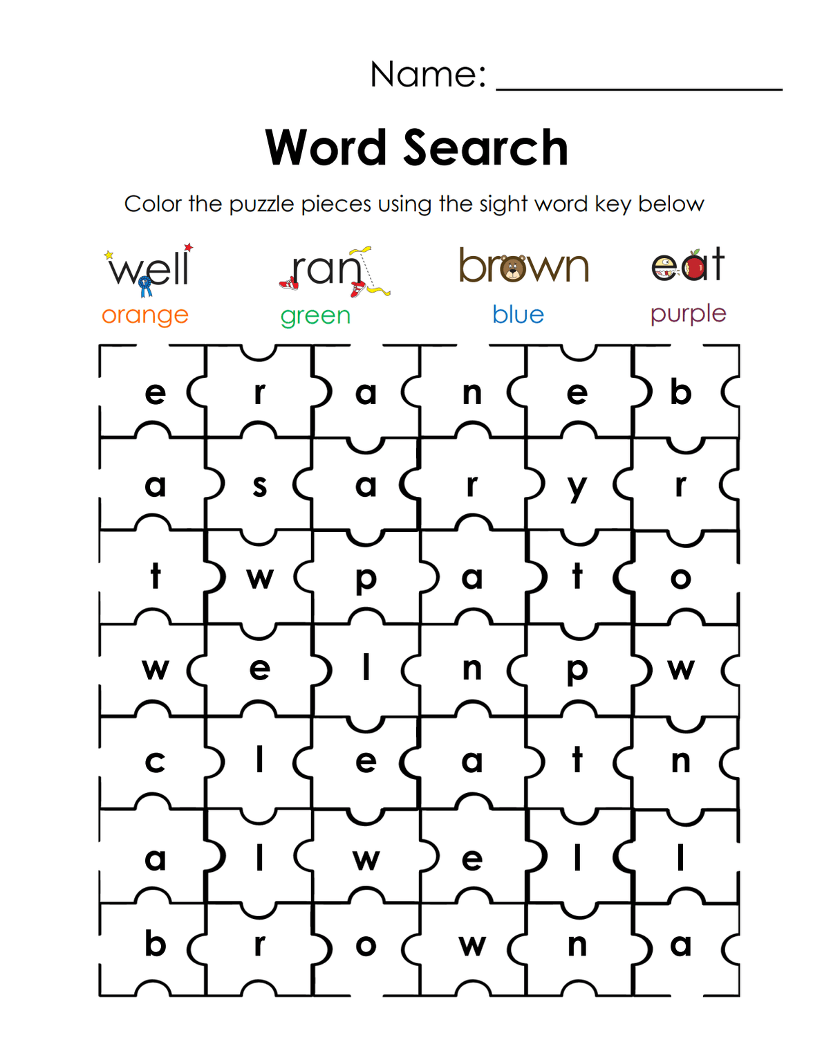 Eyewords 66 Printable Activities for Set 2, Words 51100 (Digital Dow