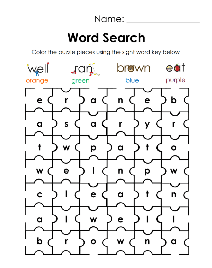 Eyewords Printable Activities Bundle Sets 1 3 Digital Eyewords