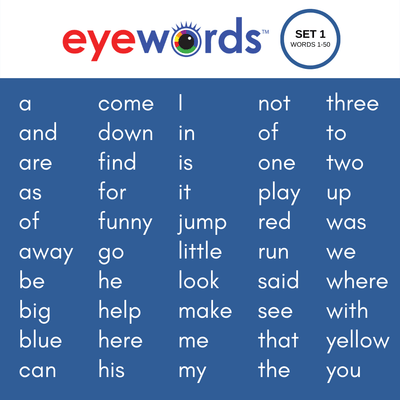 Eyewords with Sound Mapping, Set 1 (Physical) | Eyewords